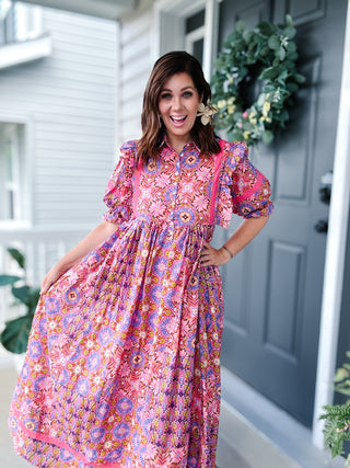 Karlie Kaleidoscope Maxi Dress