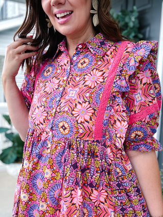Karlie Kaleidoscope Maxi Dress