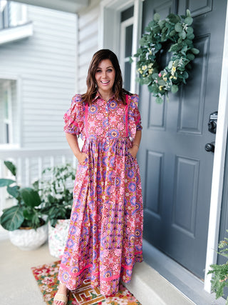 Karlie Kaleidoscope Maxi Dress
