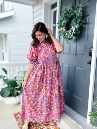 Karlie Kaleidoscope Maxi Dress