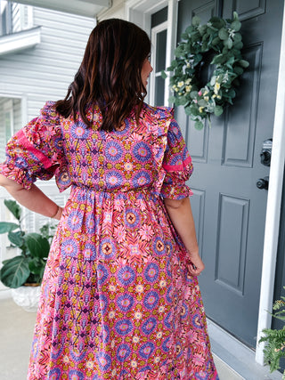 Karlie Kaleidoscope Maxi Dress
