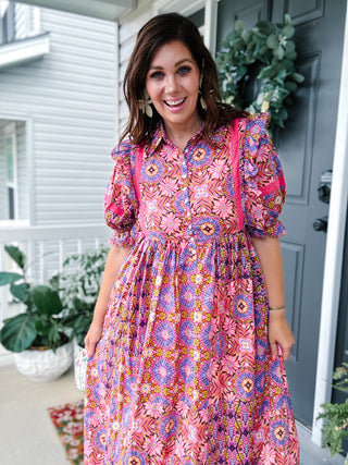 Karlie Kaleidoscope Maxi Dress