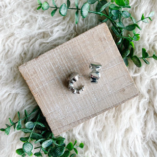 Drew Hoop Earrings - Silver
