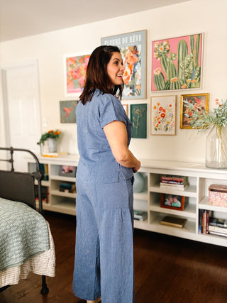 Ivy Jane Popover Stripe Top