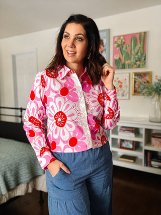 Ivy Jane Puffy Daisy Top