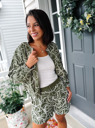 Calissa Jacket and Shorts Set