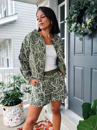 Calissa Jacket and Shorts Set