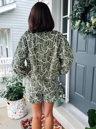 Calissa Jacket and Shorts Set