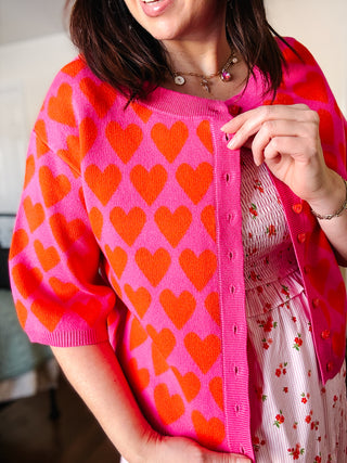 Ivy Jane Heart Felt Sweater Cardigan