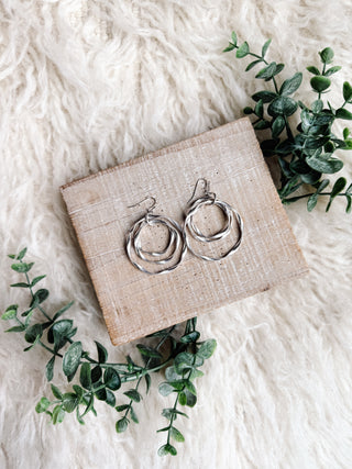 Callie Earrings in Silver