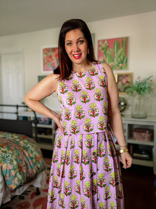 Hattie Top and Skirt Set