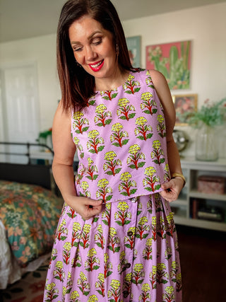 Hattie Top and Skirt Set