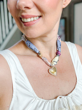 Marigold Scarf Necklace