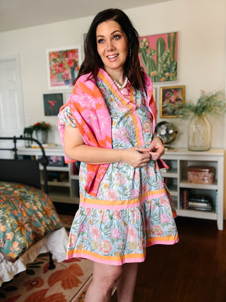 Cici Floral Cardigan Sweater