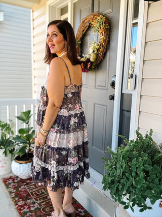 Opal Floral Midi Dress
