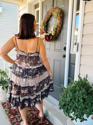 Opal Floral Midi Dress
