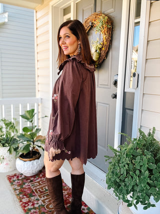 Winnie Corduroy Mini Dress