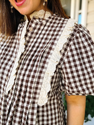 Birdie Gingham Romper
