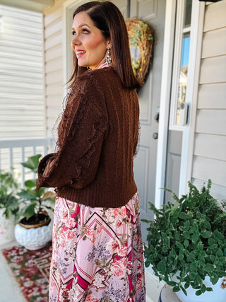 Dottie Lace Knit Cardigan