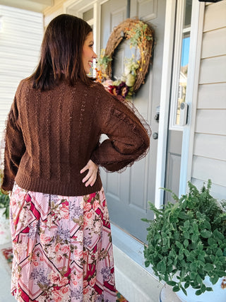 Dottie Lace Knit Cardigan
