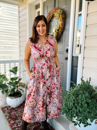 Tilly Zip Up Midi Dress
