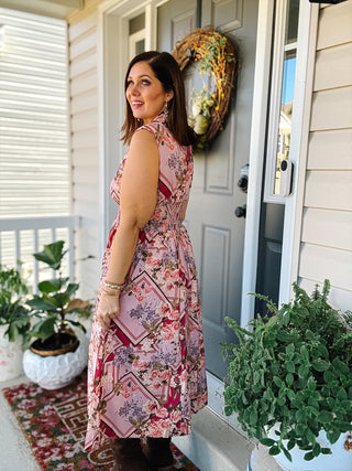 Tilly Zip Up Midi Dress