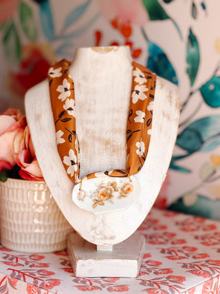Winona China Scarf Necklace