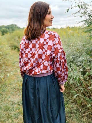 Uncle Frank Quilted Star Jacket by Ivy Jane