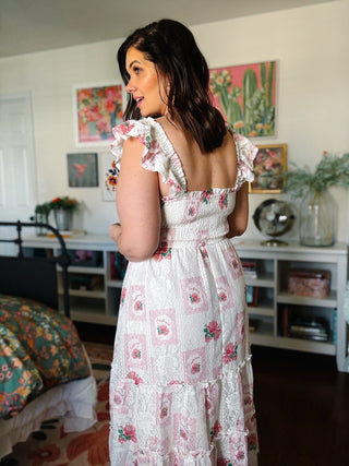 Ainsley Lace Midi Dress