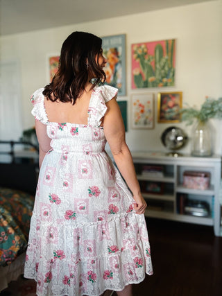 Ainsley Lace Midi Dress