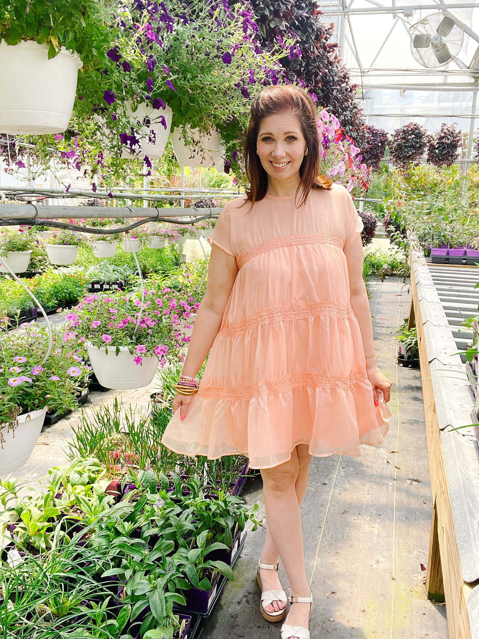 julia tiered ruffle mini dress Kimchi Blue Kimchi Julia Tiered Layered Ruffle Mini Skirt in White