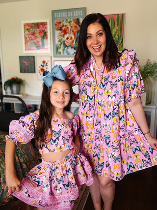 Buddy Love Feelin' Butterflies Emmie Tween Skirt Set