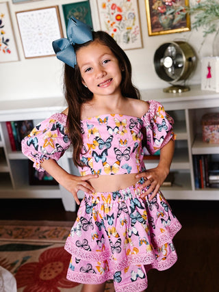 Buddy Love Feelin' Butterflies Emmie Tween Skirt Set