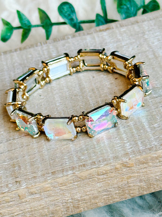 Celestina Bracelet - Iridescent Crystal Bracelet