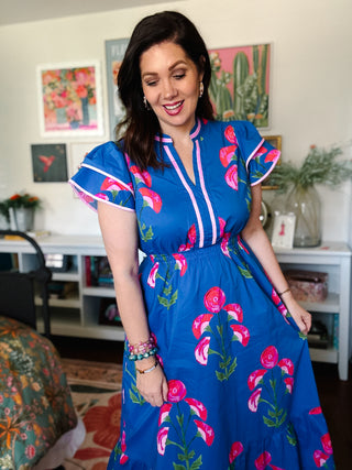 Phoebe Floral Midi Dress