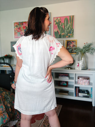 THML Positano Postcard Mini Dress