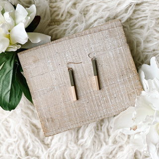 Malia Earrings - Hunter Green