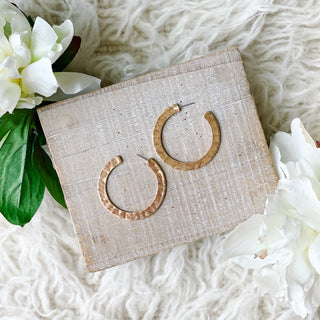 Bea Hoop Earrings - Gold