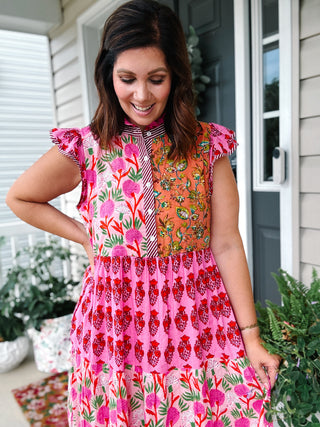 THML Shanna Midi Dress